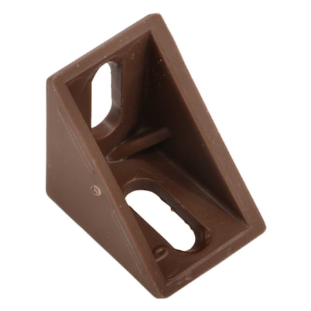 Midwest Fastener 90 Degree x 1" x 1" Brown Plastic Mounting Brackets 10PK 39444
